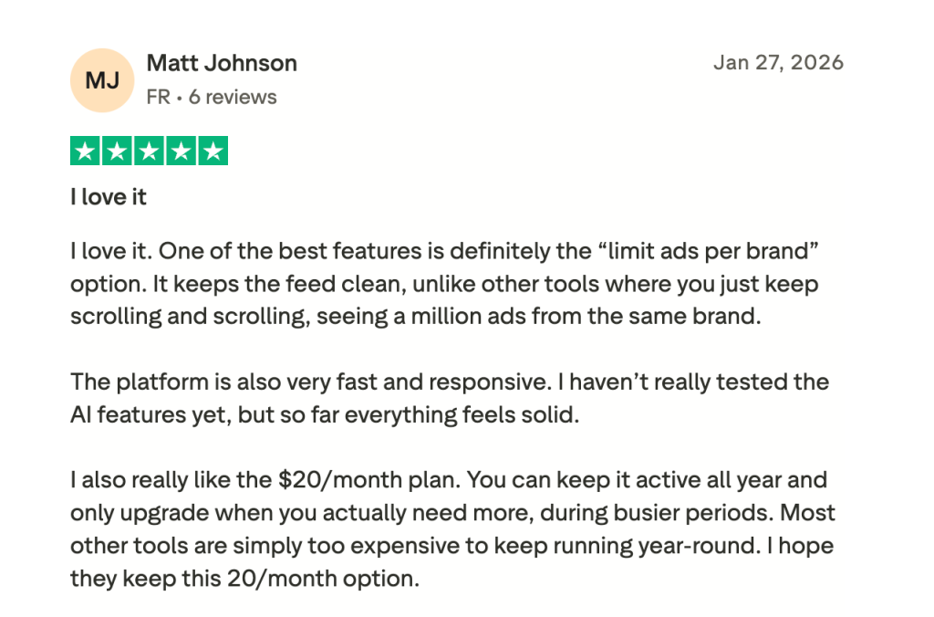 GetHookd Trustpilot review page showing positive customer ratings.