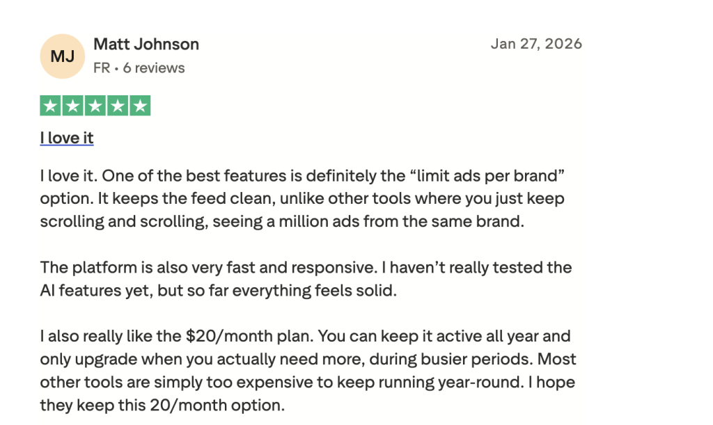 GetHookd review screenshot showing a 5-star rating on Trustpilot.