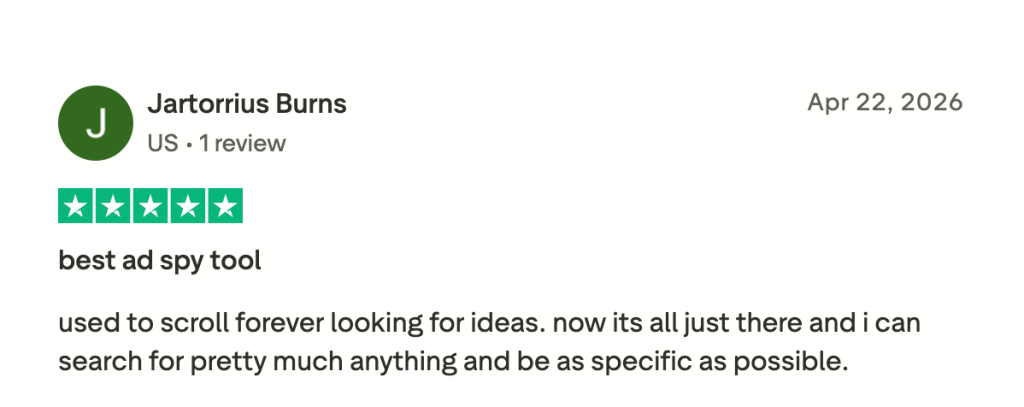 A 5-star review on GetHookd.