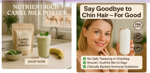 Examples of ad creatives WASK provides. 
