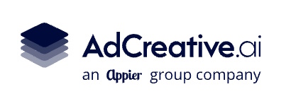 Logo of AdCreative.ai, which focuses on visual AI ad production