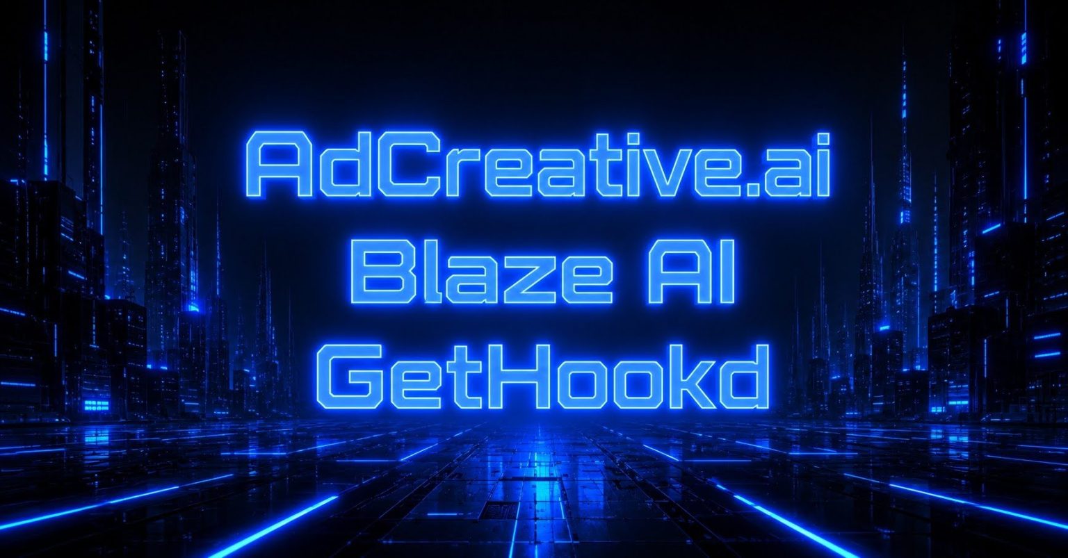 Neon comparison of AdCreative.ai, Blaze AI, and GetHookd