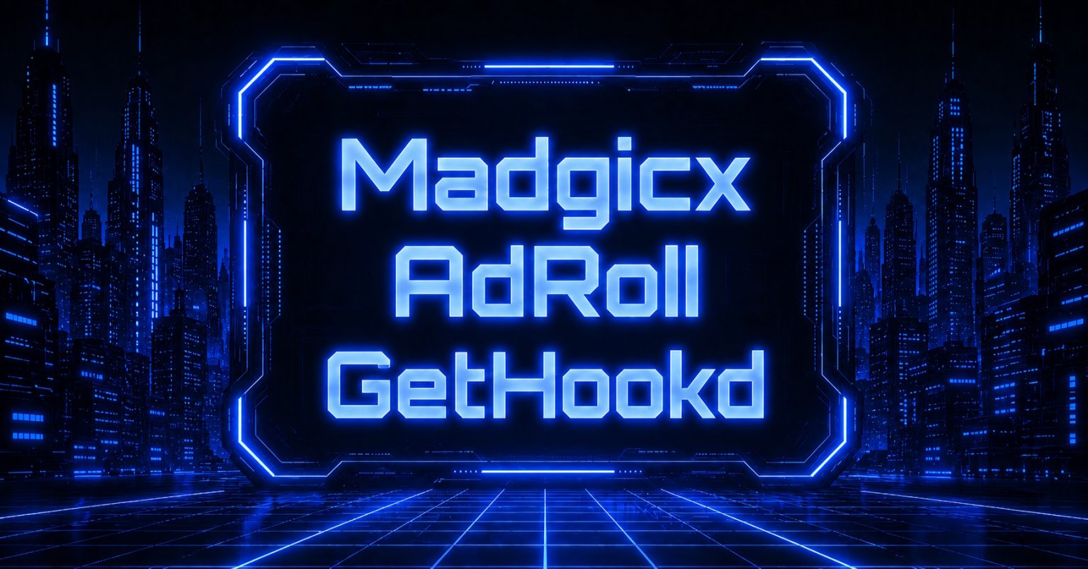 "Madgicx AdRoll GetHookd"; three Meta ads platforms compared for ecommerce store owners