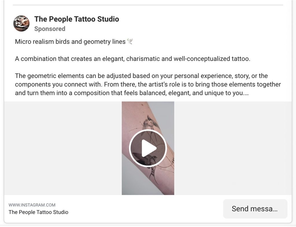 The People Tattoo Studio ad