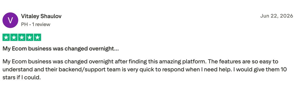 Review highlighting the effectiveness of GetHookd’s platform