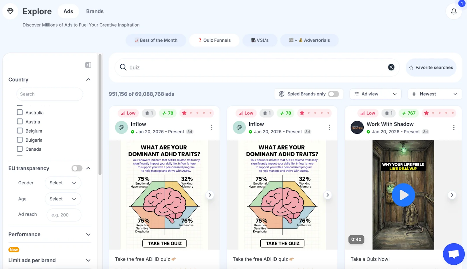 GetHookd Core Features – PowerAdSpy vs AdSpy vs GetHookd: Pricing & Reviews