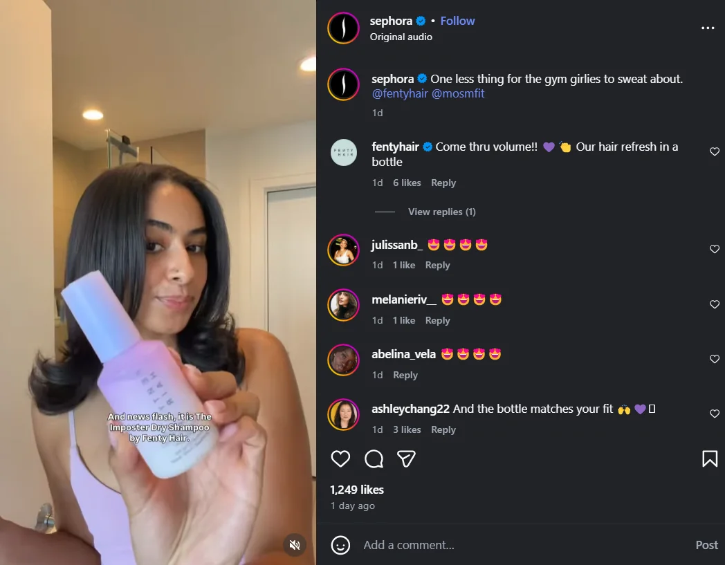 Creator partnership ads carry dual credibility by combining brand reach with a creator's authenticity. (Source: Instagram )