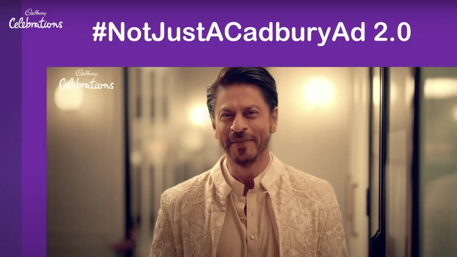 Cadbury's #NotJustACadburyAd 2.0 used AI to recreate Shah Rukh Khan's likeness across thousands of personalized ads