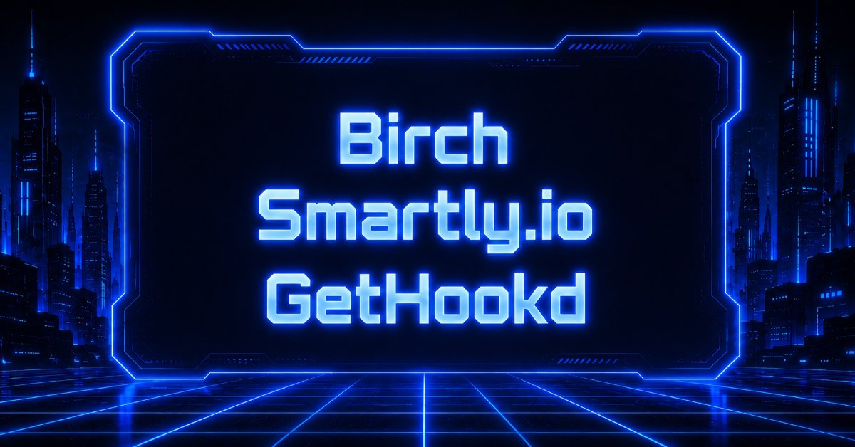 "Birch, Smartly.io, GetHookd"; three ad automation tools compared on features, pricing, and use cases.