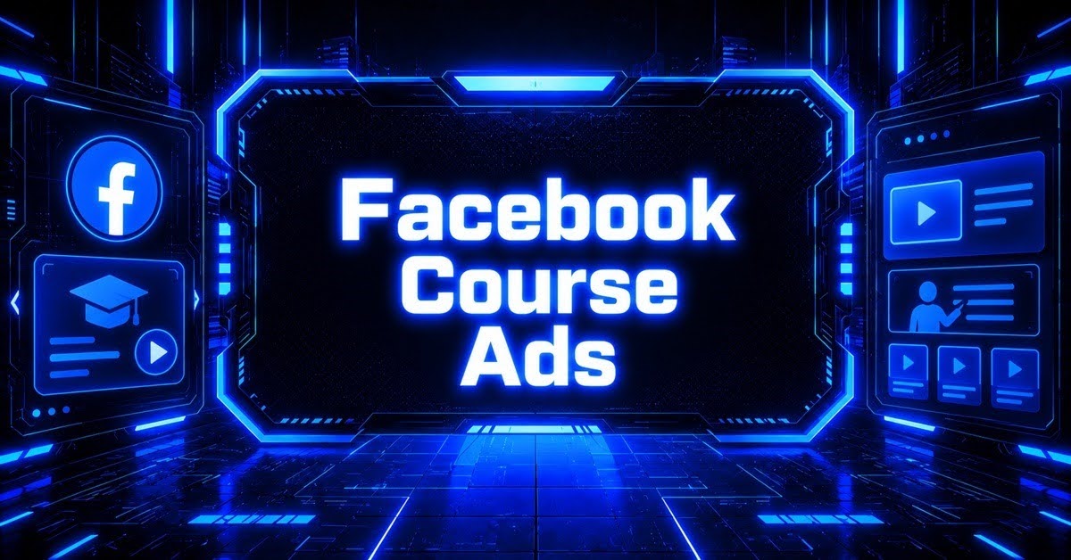 Featured image for a roundup of the best Facebook ad examples for courses, with instructor icons beside the title.