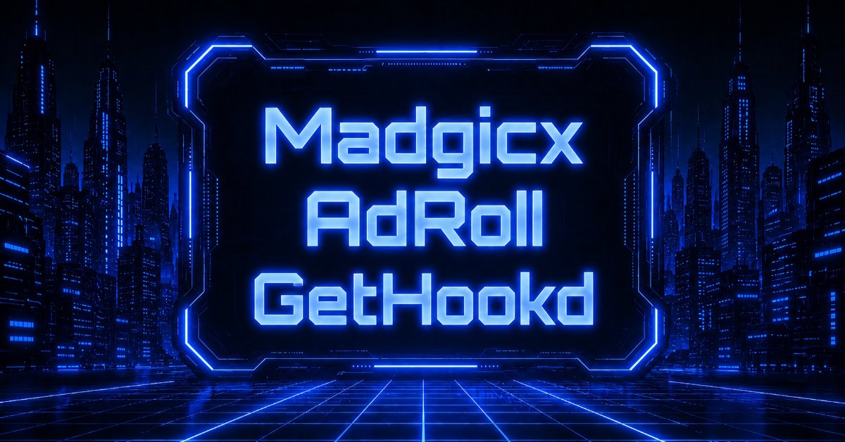 "Madgicx AdRoll GetHookd"; three Meta ads platforms compared for ecommerce store owners