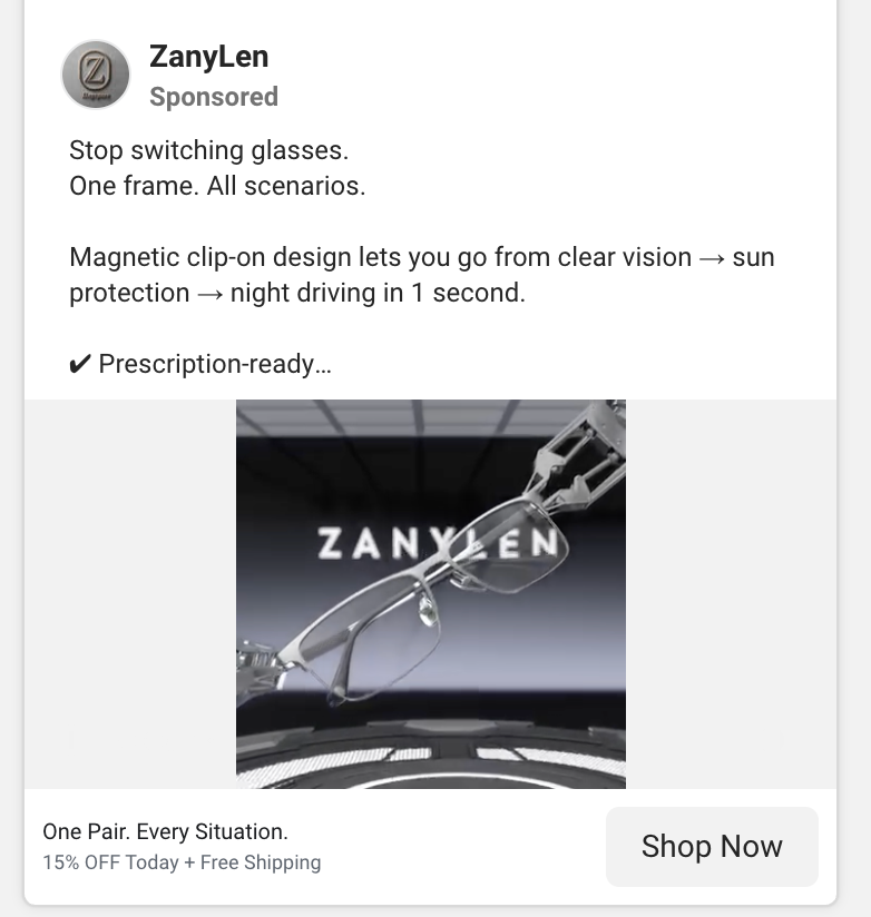 ZanyLen’s ad