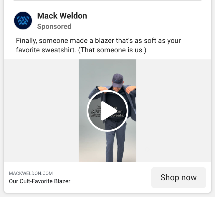 Mack Weldon’s ad